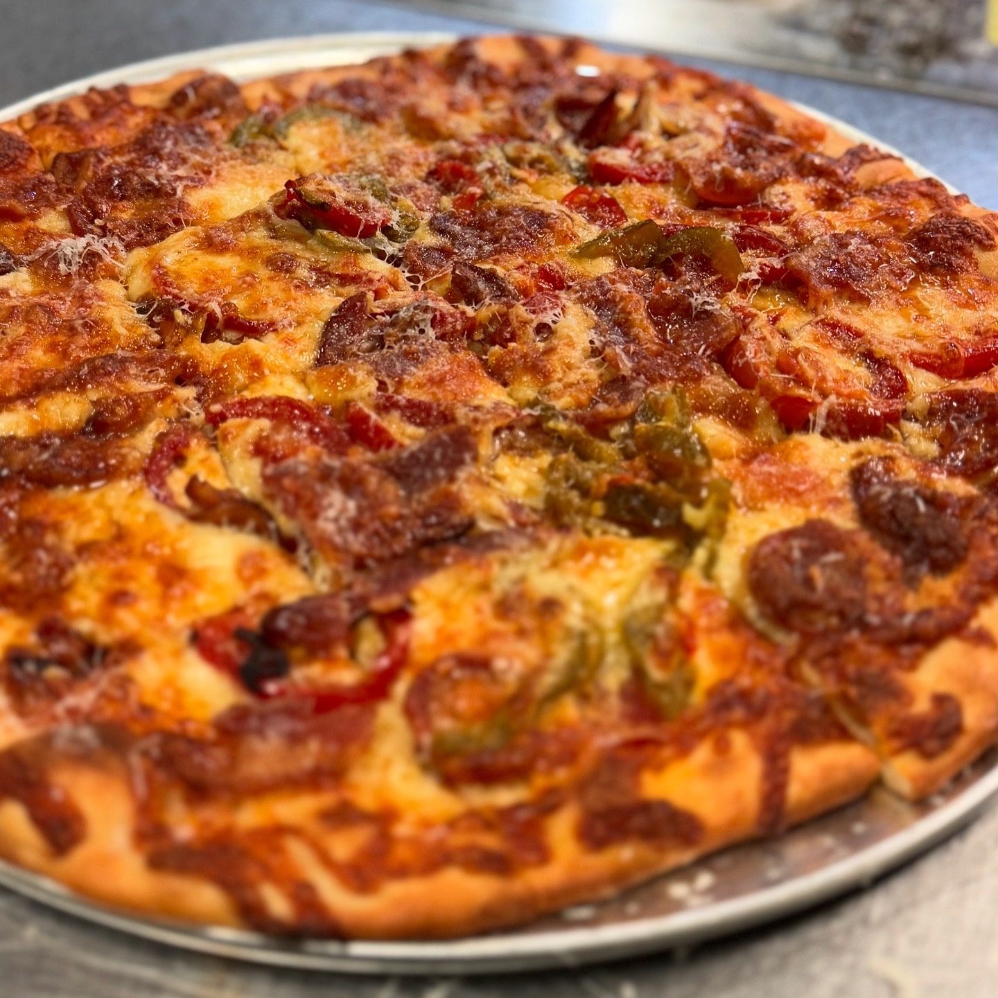 Cheesesteak Pizza.