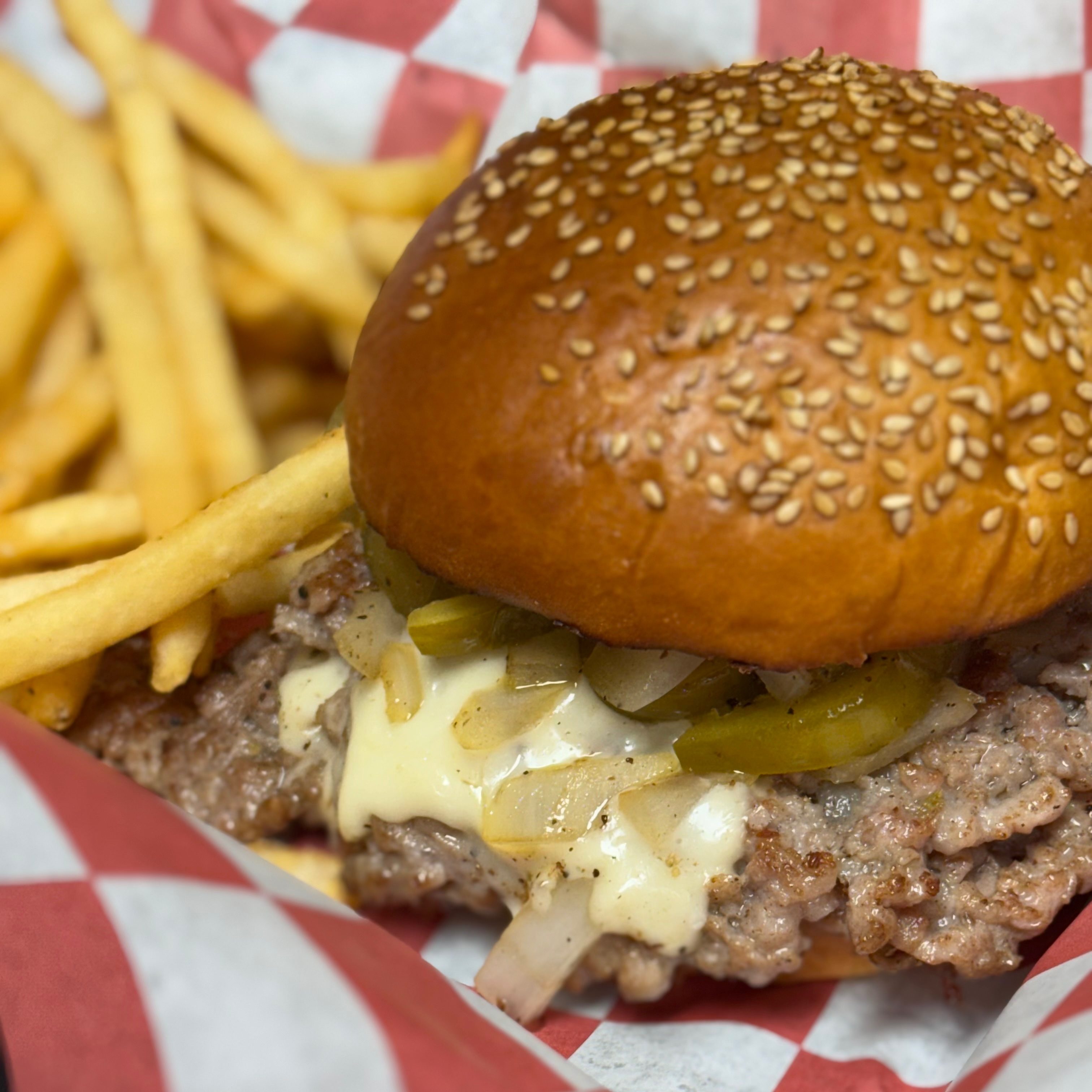 South Philly Smash Sandwich.